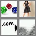 4 pics 1 word 3 letters dot