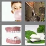 4 pics 1 word 3 letters gum