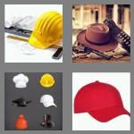 4 pics 1 word 3 letters hat