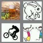 4 pics 1 word 3 letters hop