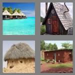 4 pics 1 word 3 letters hut