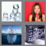 4 pics 1 word 3 letters ice