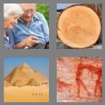 4 pics 1 word 3 letters old