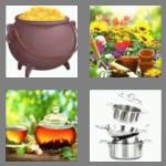 4 pics 1 word 3 letters pot