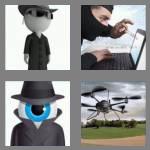 4 pics 1 word 3 letters spy