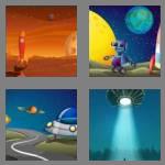 4 pics 1 word 3 letters ufo