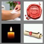 4 pics 1 word 3 letters wax