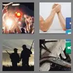 4 pics 1 word 4 letters arms