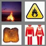 4 pics 1 word 4 letters burn