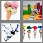 4 pics 1 word 4 letters cone