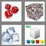 4 pics 1 word 4 letters cube
