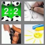 4 pics 1 word 4 letters draw