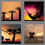 4 pics 1 word 4 letters dusk