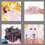 4 pics 1 word 4 letters foam