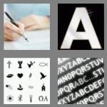 4 pics 1 word 4 letters font