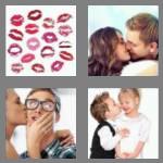 4 pics 1 word 4 letters kiss