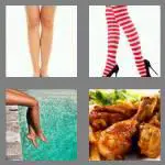 4 pics 1 word 4 letters legs