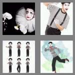 4 pics 1 word 4 letters mime