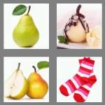 4 pics 1 word 4 letters pear