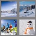 4 pics 1 word 4 letters snow