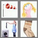 4 pics 1 word 4 letters sock