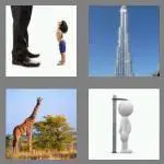 4 pics 1 word 4 letters tall
