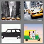 4 pics 1 word 4 letters taxi