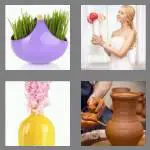 4 pics 1 word 4 letters vase