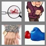 4 pics 1 word 4 letters weak