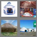 4 pics 1 word 4 letters yurt