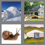 4 pics 1 word 5 letters abode