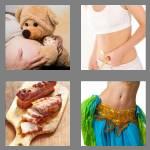 4 pics 1 word 5 letters belly