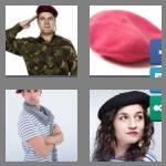 4 pics 1 word 5 letters beret