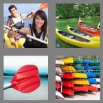 4 pics 1 word 5 letters canoe