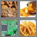 4 pics 1 word 5 letters chips