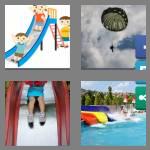 4 pics 1 word 5 letters chute