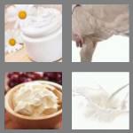 4 pics 1 word 5 letters cream