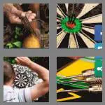 4 pics 1 word 5 letters darts