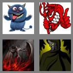 4 pics 1 word 5 letters demon