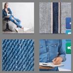 4 pics 1 word 5 letters denim