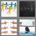 4 pics 1 word 5 letters equal