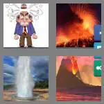 4 pics 1 word 5 letters erupt