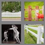 4 pics 1 word 5 letters fence