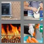 4 pics 1 word 5 letters grate