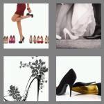 4 pics 1 word 5 letters heels