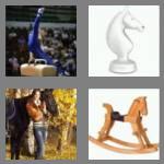 4 pics 1 word 5 letters horse