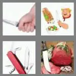 4 pics 1 word 5 letters knife