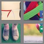 4 pics 1 word 5 letters laces