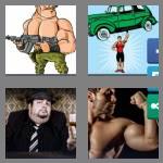 4 pics 1 word 5 letters macho