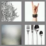 4 pics 1 word 5 letters metal